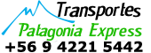 logo transportes patagonia express en coyhaique